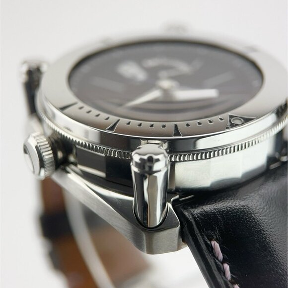 Seiko Galante Stainless Steel Black Dial 44mm Automatic Men's Watch SBLA037 - Picture 5 of 8